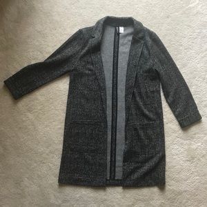 H&M Open Blazer Speckled Cardigan